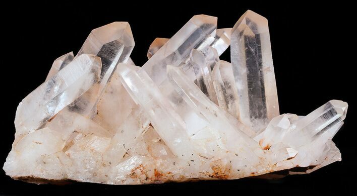 Tangerine Quartz Crystal Cluster - Madagascar #58828